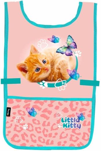 Zástěra pončo Kočka pro výtvarné a tvořivé aktivity