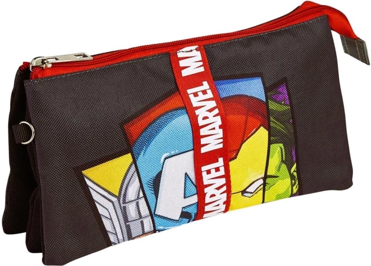Marvel Avengers pouzdro se 3 přihrádkami