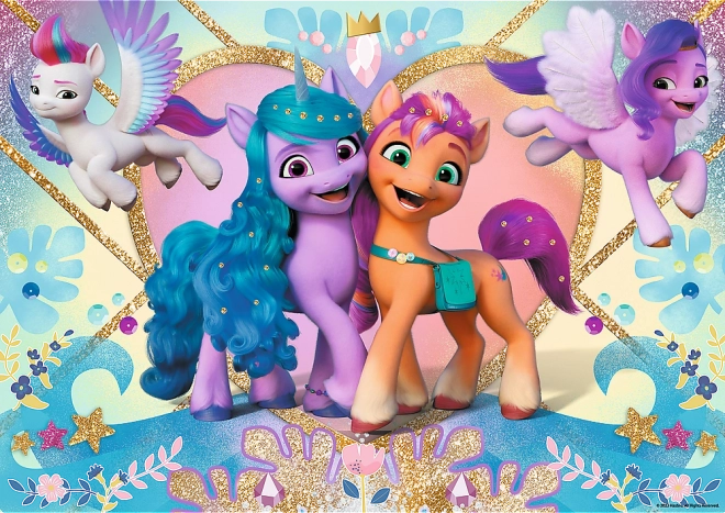 Puzzle 100 dílků Glitter My Little Pony Třpytivé poníky