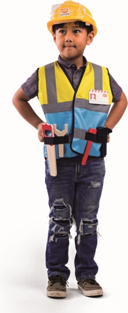 Kostým malého stavitele BIGJIGS TOYS