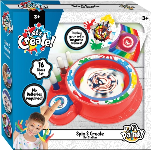 Tvoření obrázků podle Spin Art