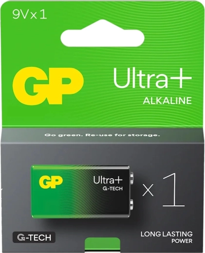 Alkalická baterie 9V GP Ultra+ 6LR61