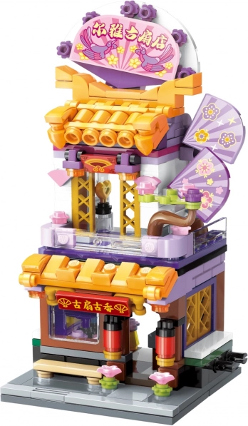 Qman City Corner – obchod s vějíři stavebnice