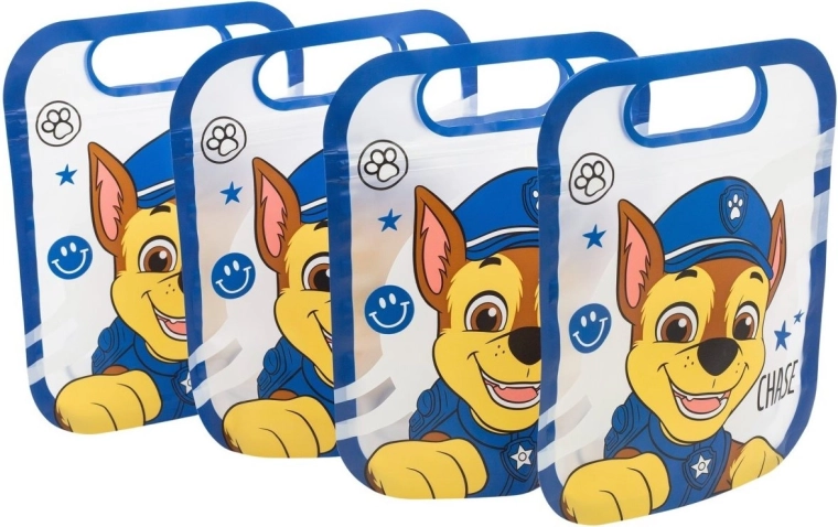 Sada uzavíratelných sáčků TLAPKOVÁ PATROLA, 4 ks