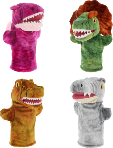 Keeleco dinosaurus – maňásek na ruku 27 cm, assort - 1 kus