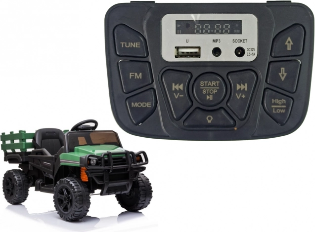 Hudební panel pro elektrické vozidlo