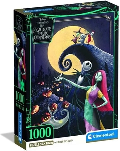Clementoni Disney The nightmare before christmas puzzle 1000 dílků