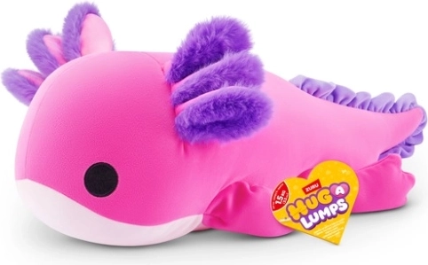 ZURU Hug a Lumps plyšový axolotl střední