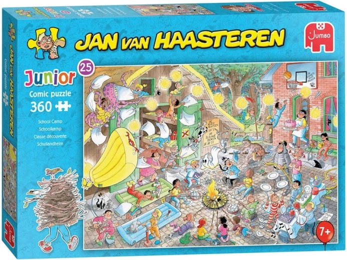 Puzzle Jan van Haasteren Junior Škola v přírodě 360 dílků