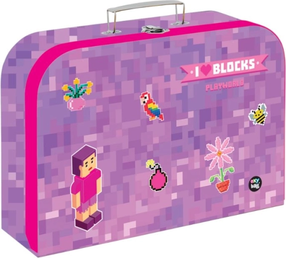 Kufřík z lamina 34 cm Playworld Girl