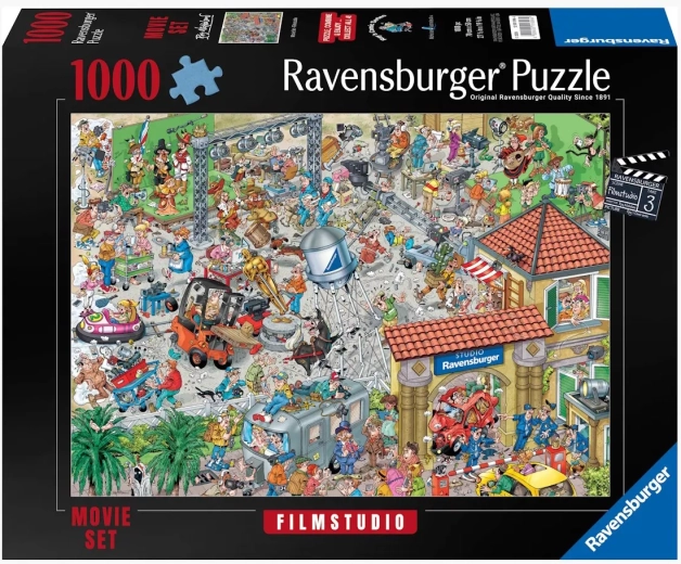 Ravensburger puzzle Ray's Comic – filmové studio 1000 dílků