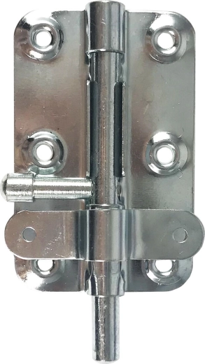 Krátká dveřní zástrč zinkovaná 95/135 mm K 101 na blistru