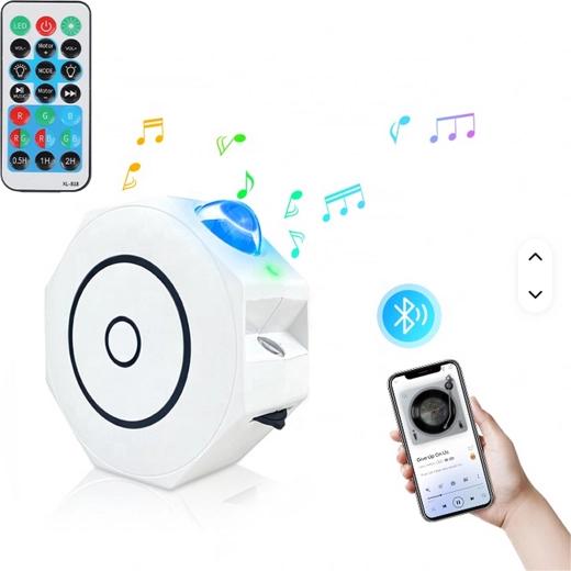 Projektor hvězd – LED noční lampička s dálkovým ovládáním