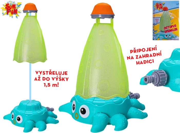 Zahradní zavlažovač ve tvaru chobotnice Sun Fun