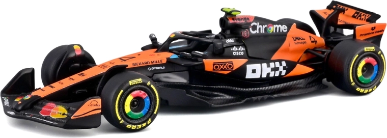 Bburago McLaren MCL39 (2025) Lando Norris #4 – model formule 1 v blistru 1:64