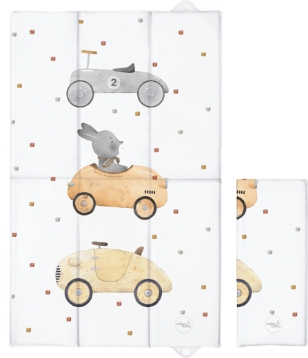 Ceba Baby cestovní přebalovací podložka basic bunny driver 80 × 50 cm - 1 kus