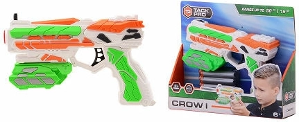 Tack Pro Crow I pistole se 6 soft šipkami, 18 cm - 1 kus