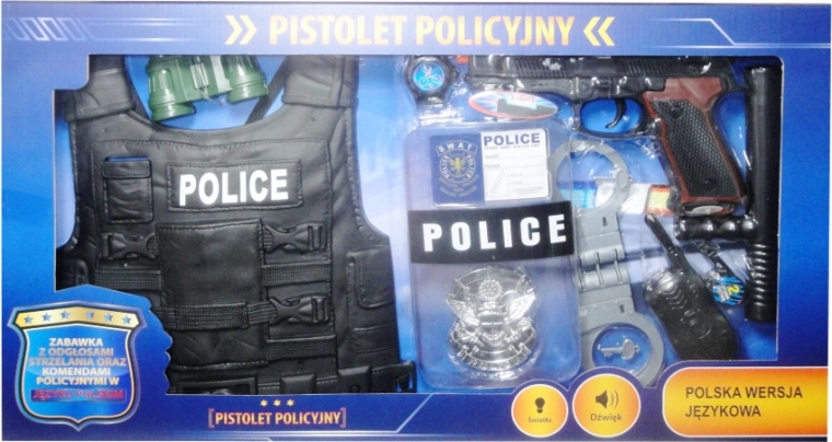 Policejní sada s polským hlasovým modulem