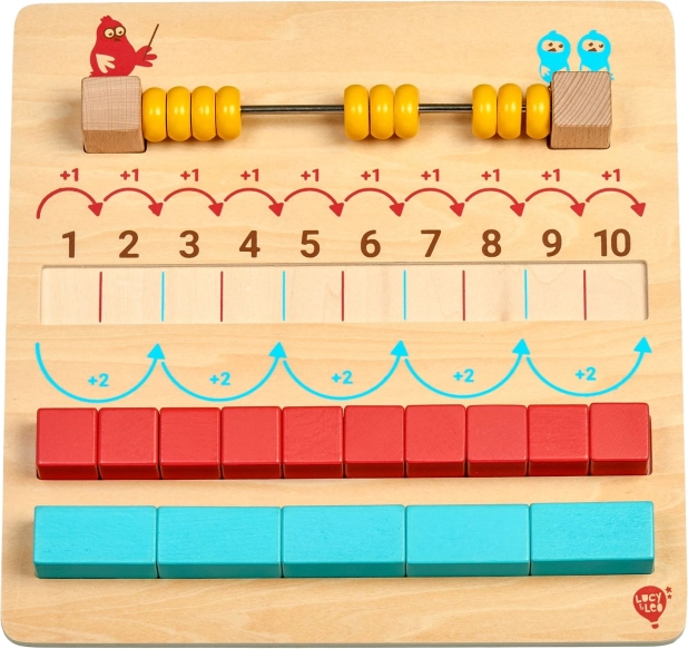 Dřevěná vzdělávací sada Moje první matematika LUCY & LEO
