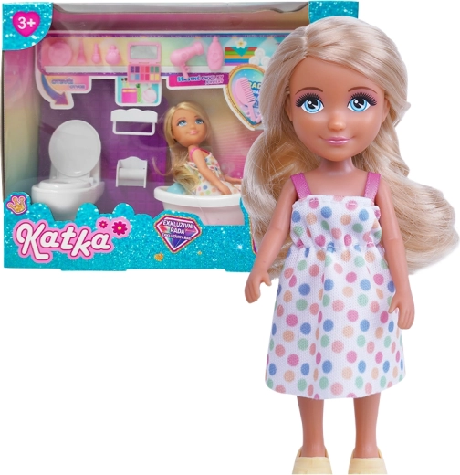 Panenka Katka s koupelnou a doplňky