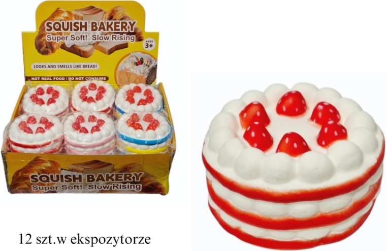 Velký antistresový mačkací dort - 1 kus