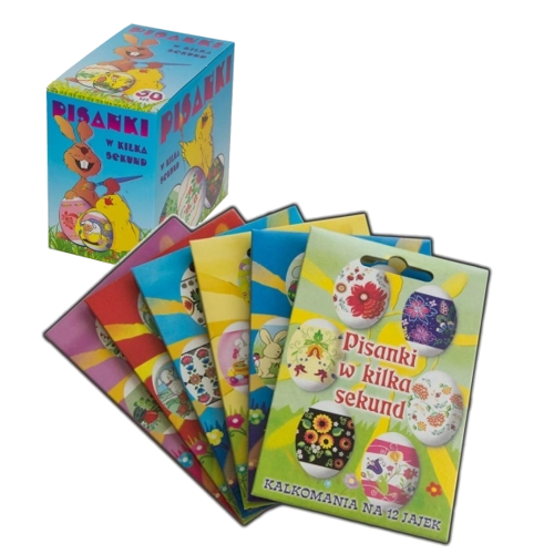 Smršťovací návleky na velikonoční vajíčka – sada 12 dekorů