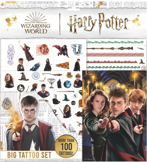 Velký kreativní set se sešitem a tetováním Harry Potter