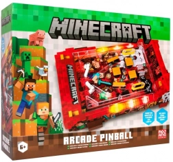 stolní pinball minecraft: nether s LED skóre a zvuky