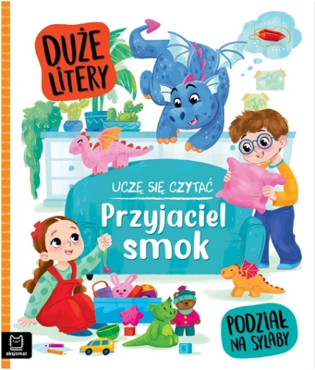 Učím se číst: Velká písmena a dělení na slabiky – Přítel drak