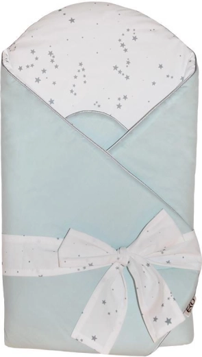 Zavinovačka z bavlny s potiskem a kokosovou vložkou Mint