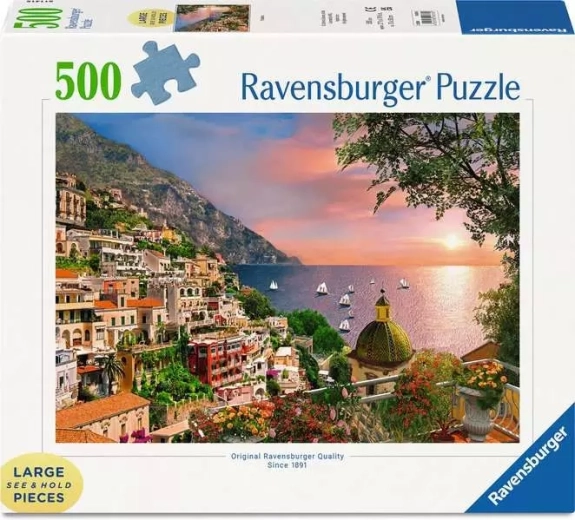 Ravensburger puzzle Positano, Itálie XXL 500 dílků