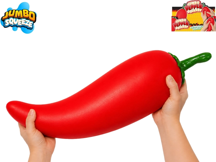 Strečová jumbo chilli paprička mega squeeze - 1 kus