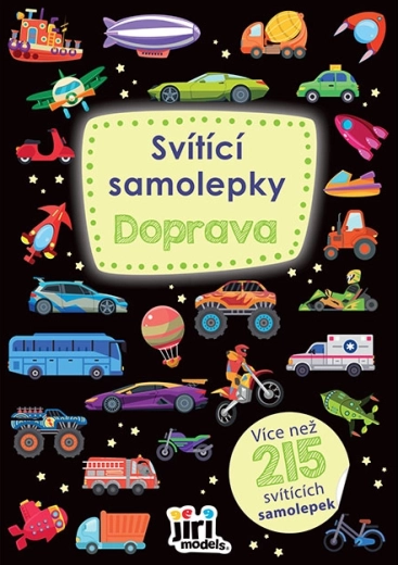 Svítící samolepky doprava (200 ks)