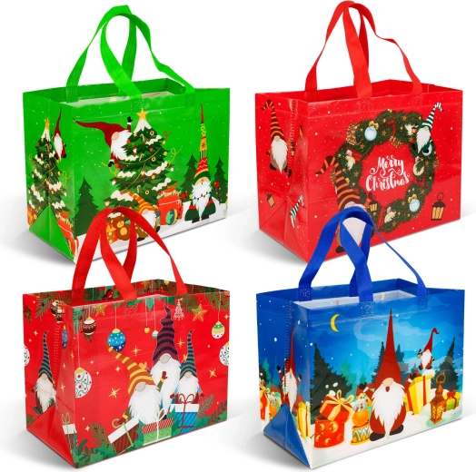 Vánoční dárková taška 31 × 25 × 17 cm - 1 kus