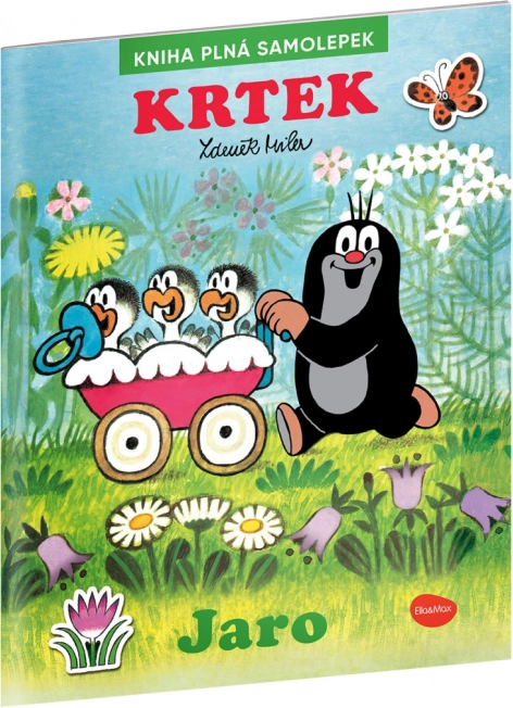 Krtek a jaro – kniha samolepek