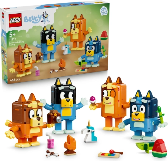 LEGO Bluey rodina Bluey z kostek