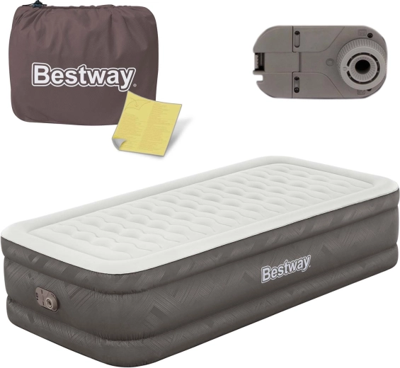 Nafukovací postel s vestavěnou elektrickou pumpou 191 × 97 × 46 cm BESTWAY