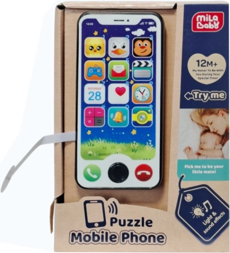 Dětský dotykový telefon – interaktivní hračka pro miminka
