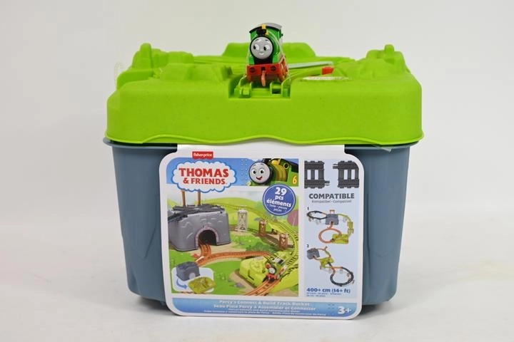 Fisher-Price Thomas a přátelé velký box se sadou kolejí s Percym