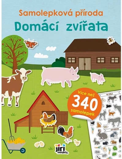 Samolepková knížka Samolepková příroda – domácí zvířata