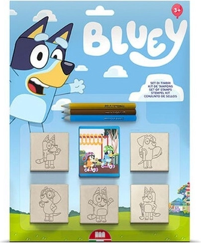 Multiprint Bluey sada razítek 5 ks