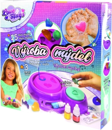 Výroba mýdel love and hugs – kreativní sada pro děti