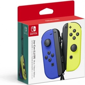 Nintendo Joy-Con ovladače modré/neonově žluté