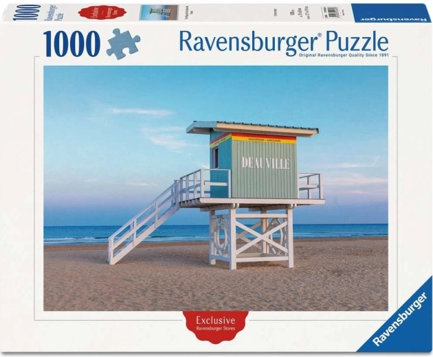 Ravensburger puzzle Pohled na Deauville, Francie 1000 dílků