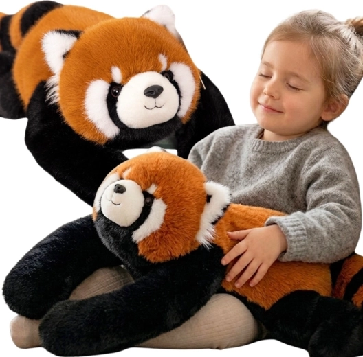Woopie zátěžová plyšová panda červená 65 cm 2,5 kg
