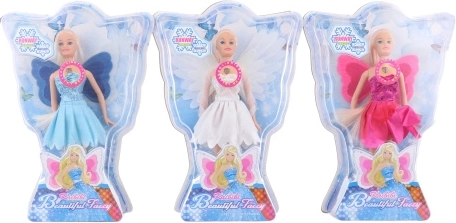 Panenka víla se svítícími křídly