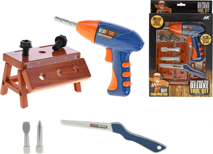 Dětská sada nářadí s vrtačkou 18 cm v krabičce
