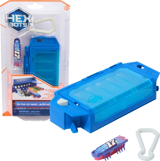 Hexbug HEXBOTS Nano On‑The‑Go Launcher s mikro robotem