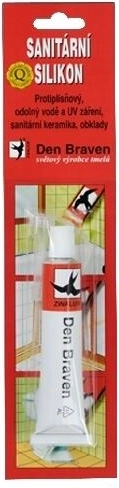 Silikonový sanitární tmel bílý 23 ml