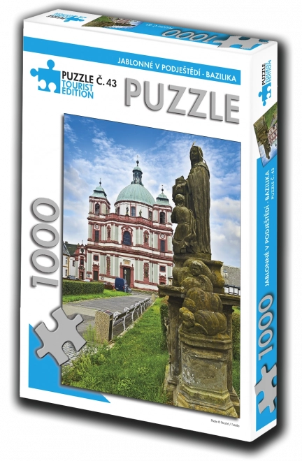 Puzzle Jablonné v Podještědí, bazilika 1000 dílků